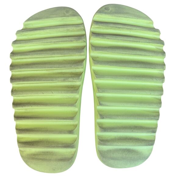 Adidas Yeezy Slide Resin GX6138 Green Men’s Size US 8 Green Glow Kanye Authentic main image 7